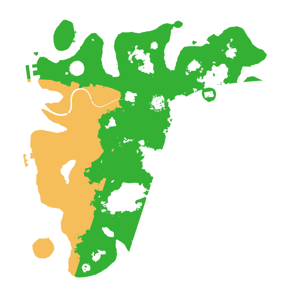 Biome Rust Map: Procedural Map, Size: 3500, Seed: 1203536896