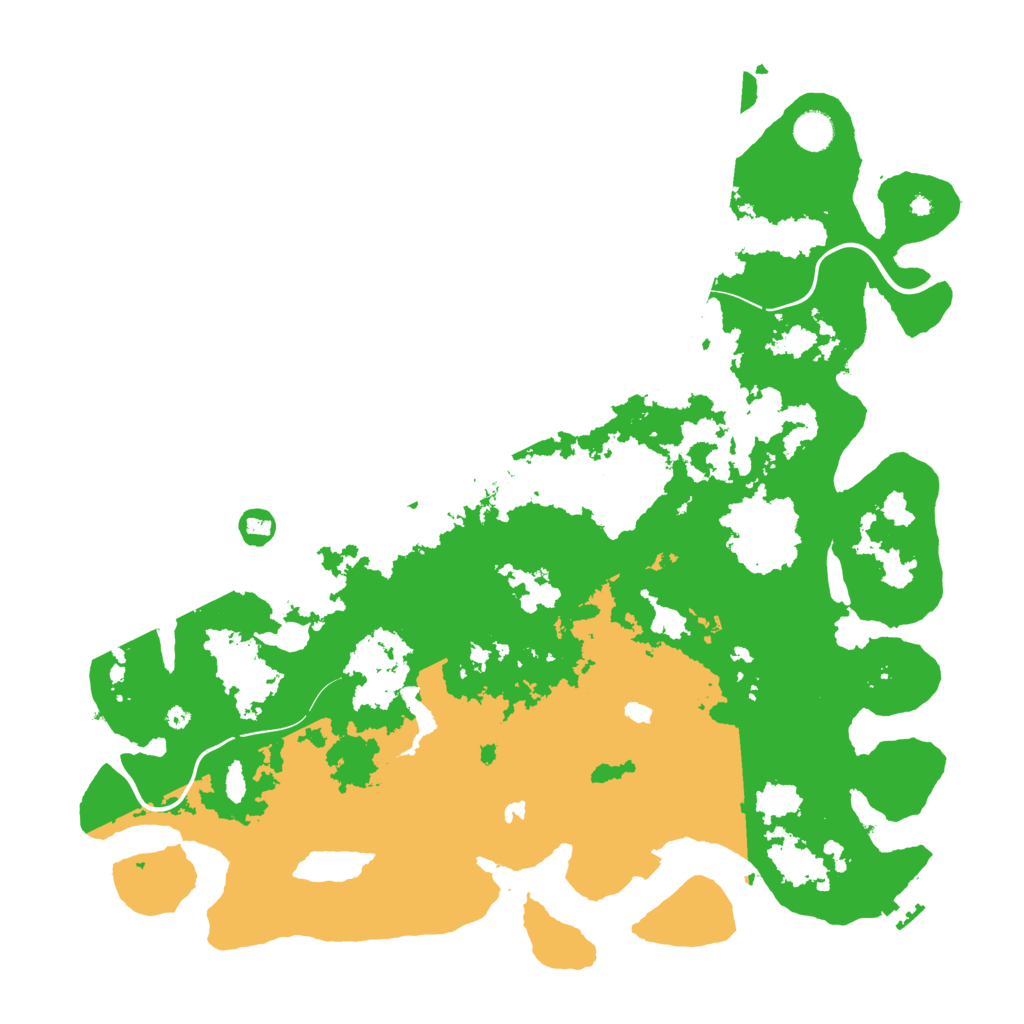 Biome Rust Map: Procedural Map, Size: 4500, Seed: 154798321