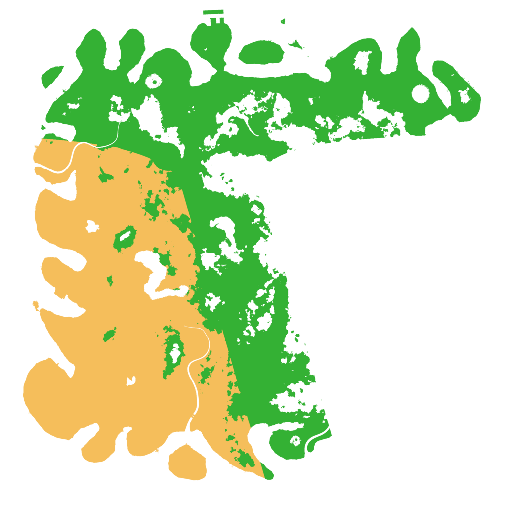 Biome Rust Map: Procedural Map, Size: 5000, Seed: 1325315100