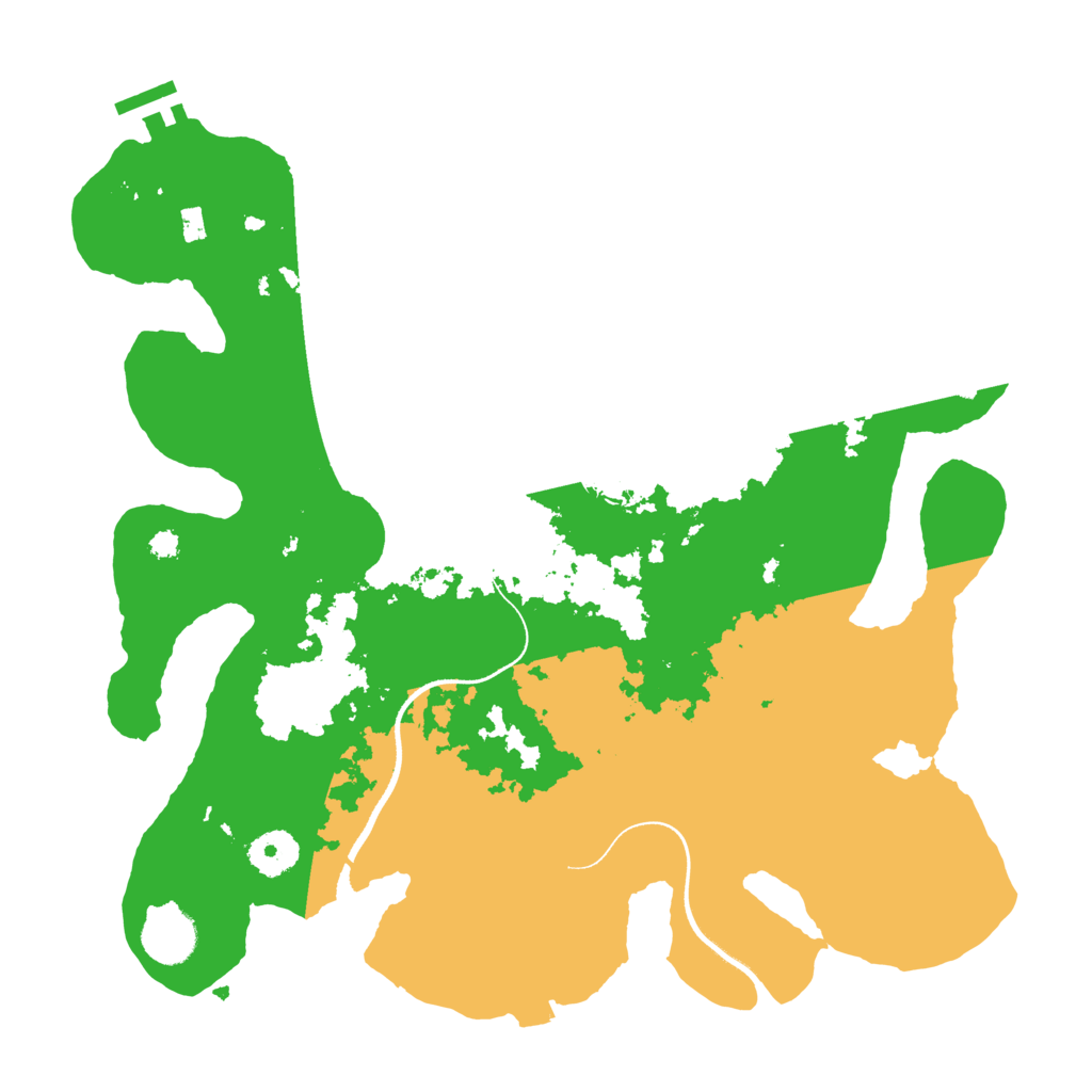 Biome Rust Map: Procedural Map, Size: 3500, Seed: 1667059109