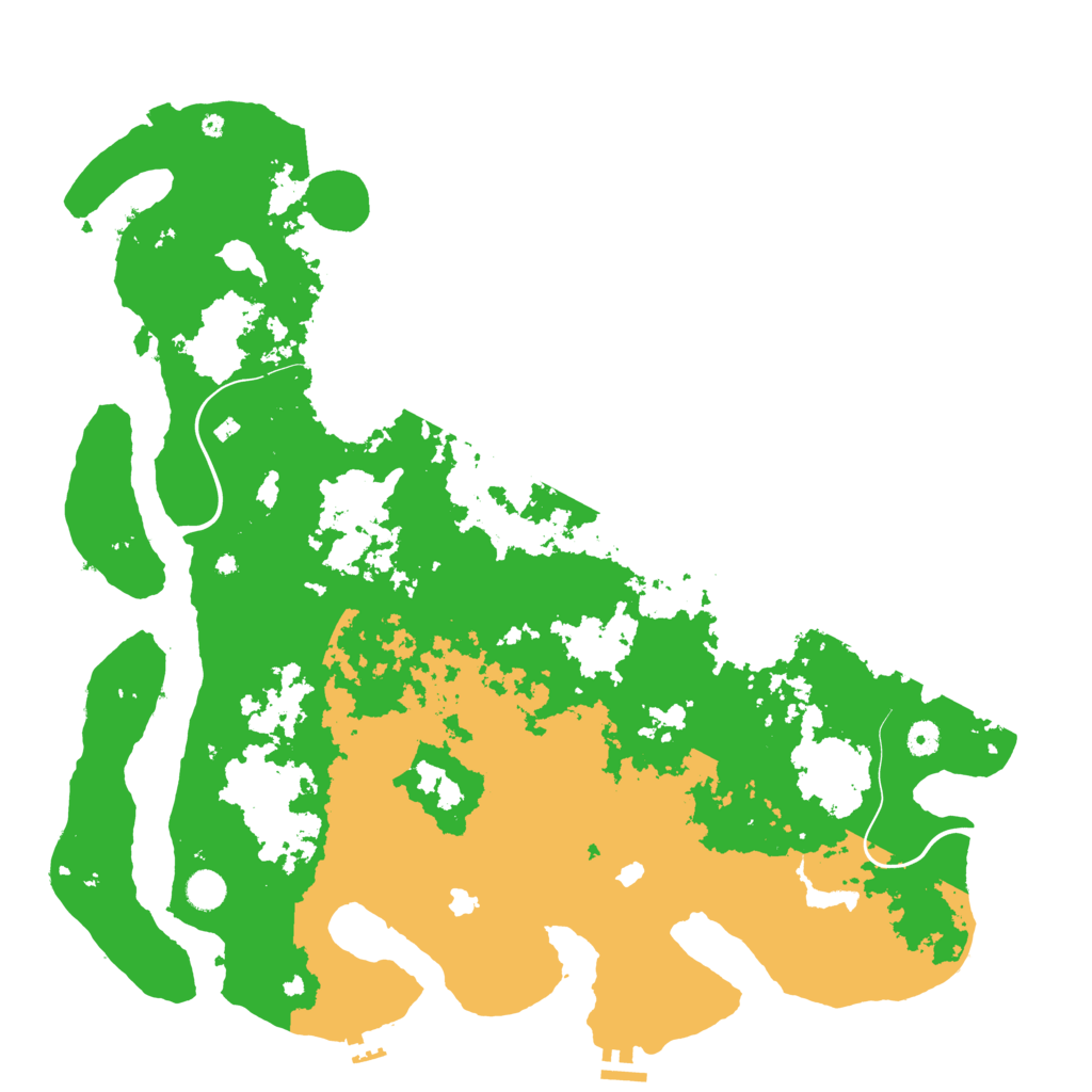 Biome Rust Map: Procedural Map, Size: 4800, Seed: 407963439
