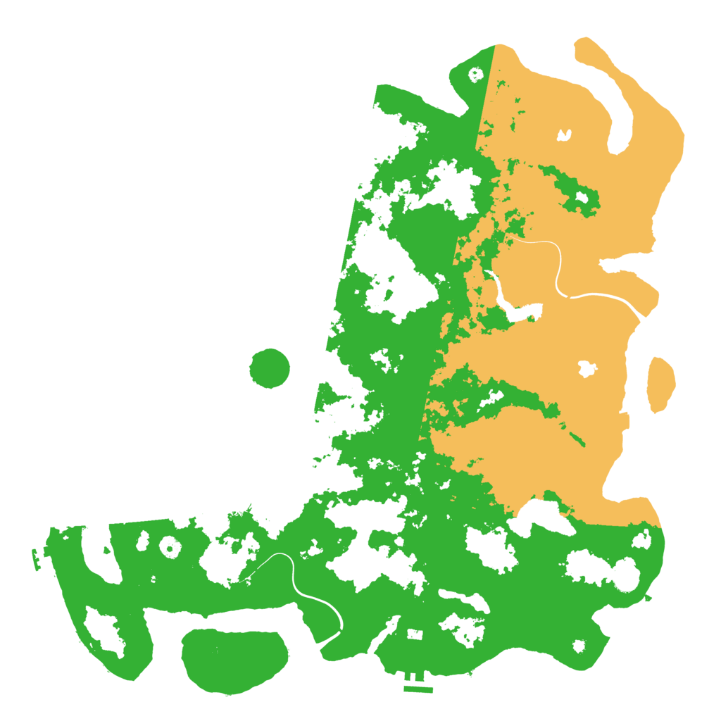 Biome Rust Map: Procedural Map, Size: 5000, Seed: 7685907