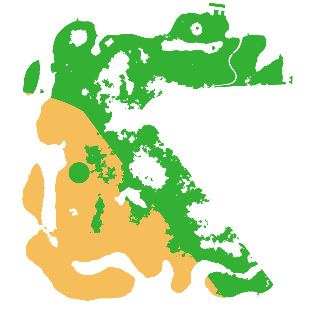 Biome Rust Map: Procedural Map, Size: 4000, Seed: 636195553