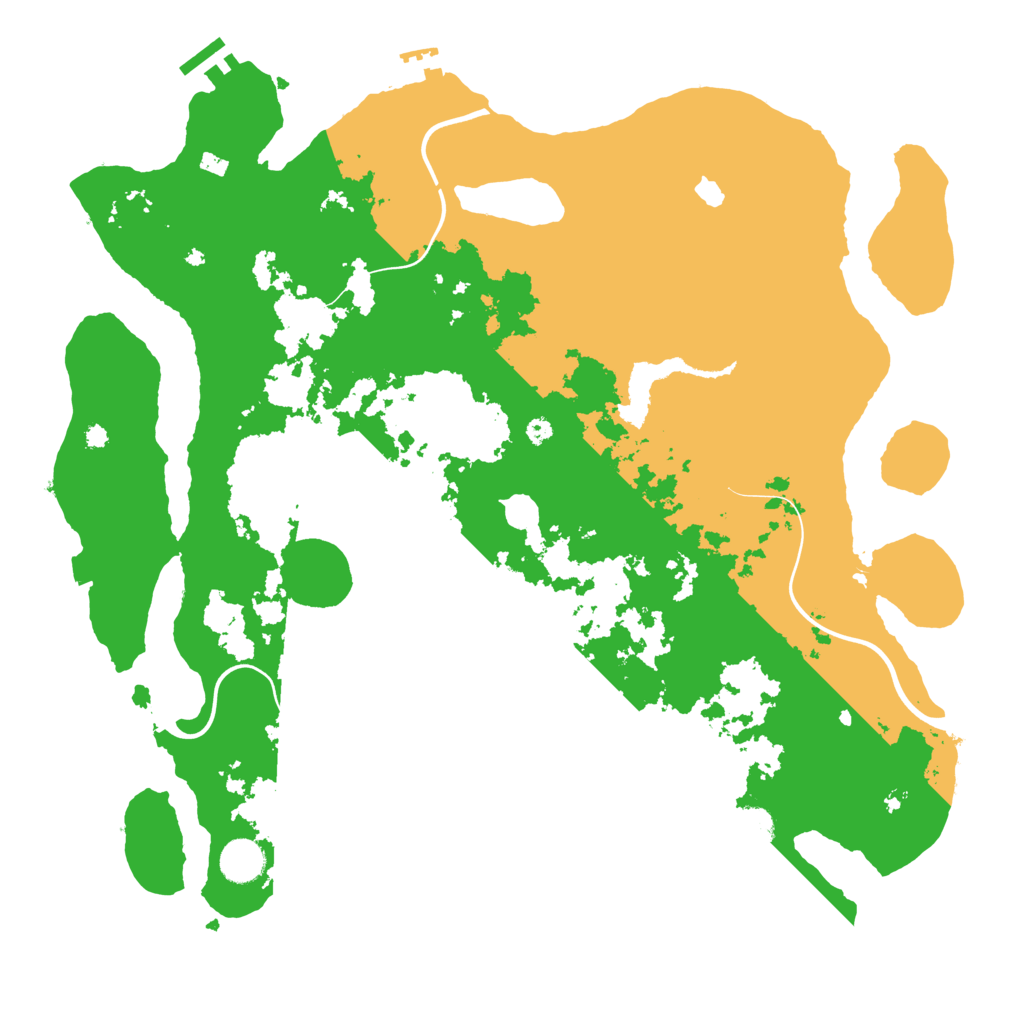Biome Rust Map: Procedural Map, Size: 4050, Seed: 413250765