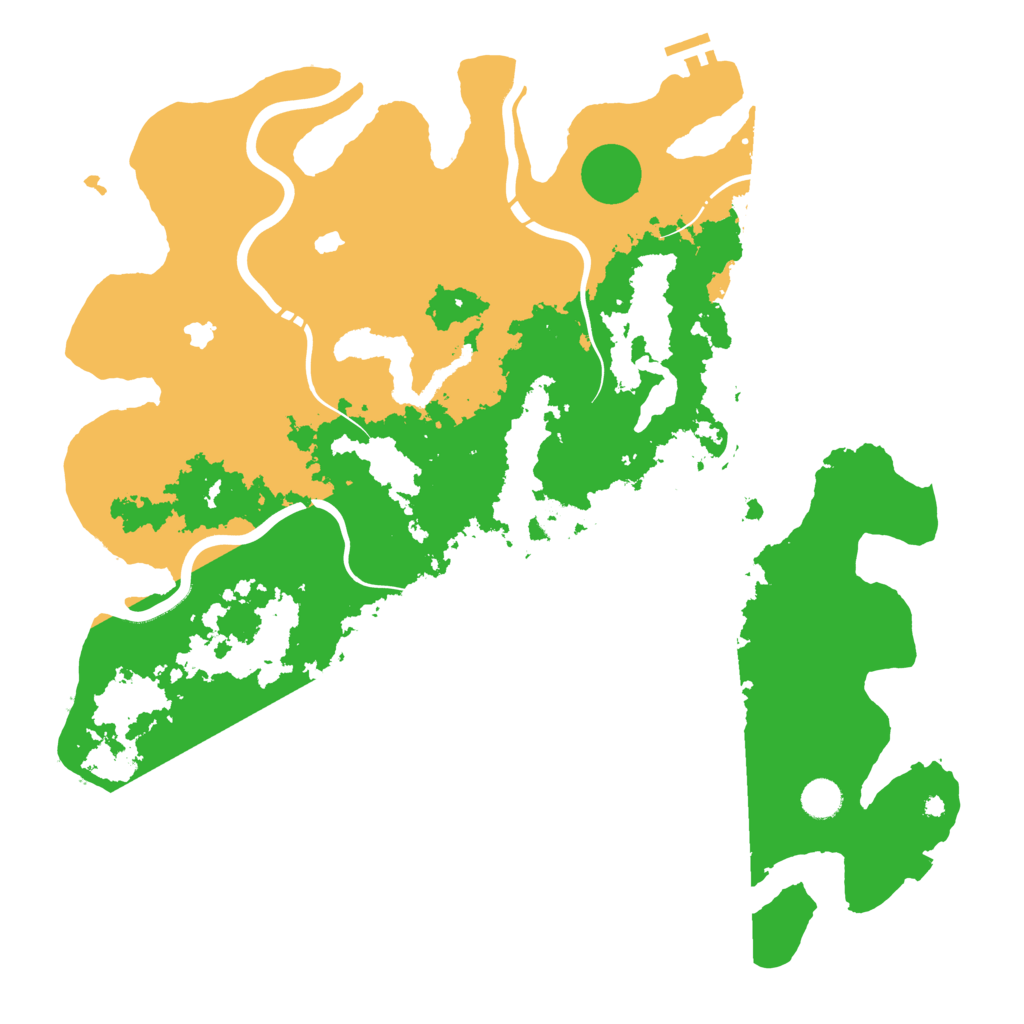 Biome Rust Map: Procedural Map, Size: 4500, Seed: 1589181586