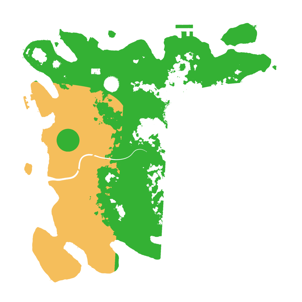 Biome Rust Map: Procedural Map, Size: 3500, Seed: 2113965800
