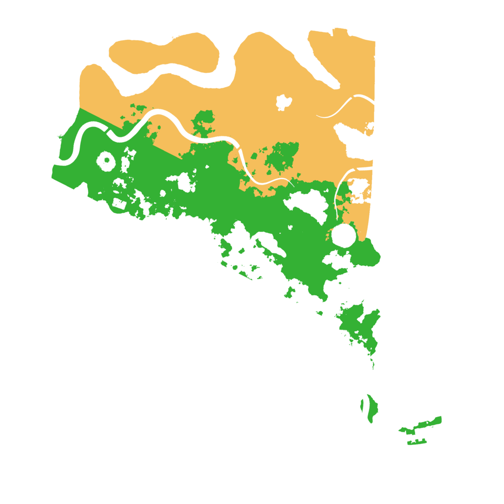 Biome Rust Map: Procedural Map, Size: 4000, Seed: 1466460611