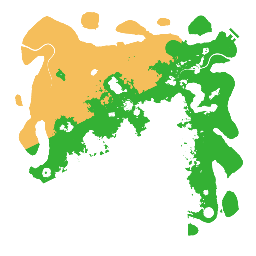 Biome Rust Map: Procedural Map, Size: 4250, Seed: 1404742534