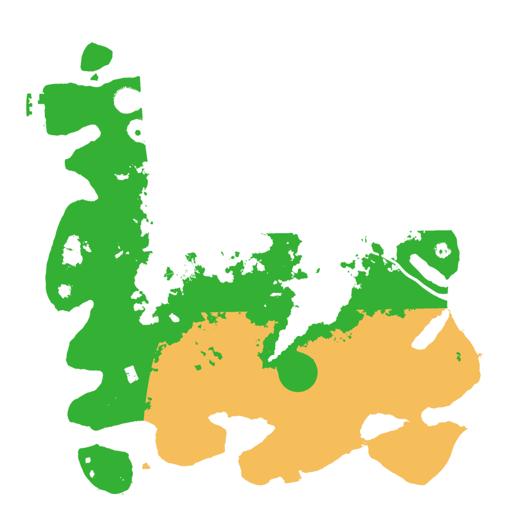 Biome Rust Map: Procedural Map, Size: 3500, Seed: 1119334879