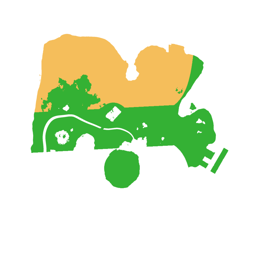 Biome Rust Map: Procedural Map, Size: 2000, Seed: 588724