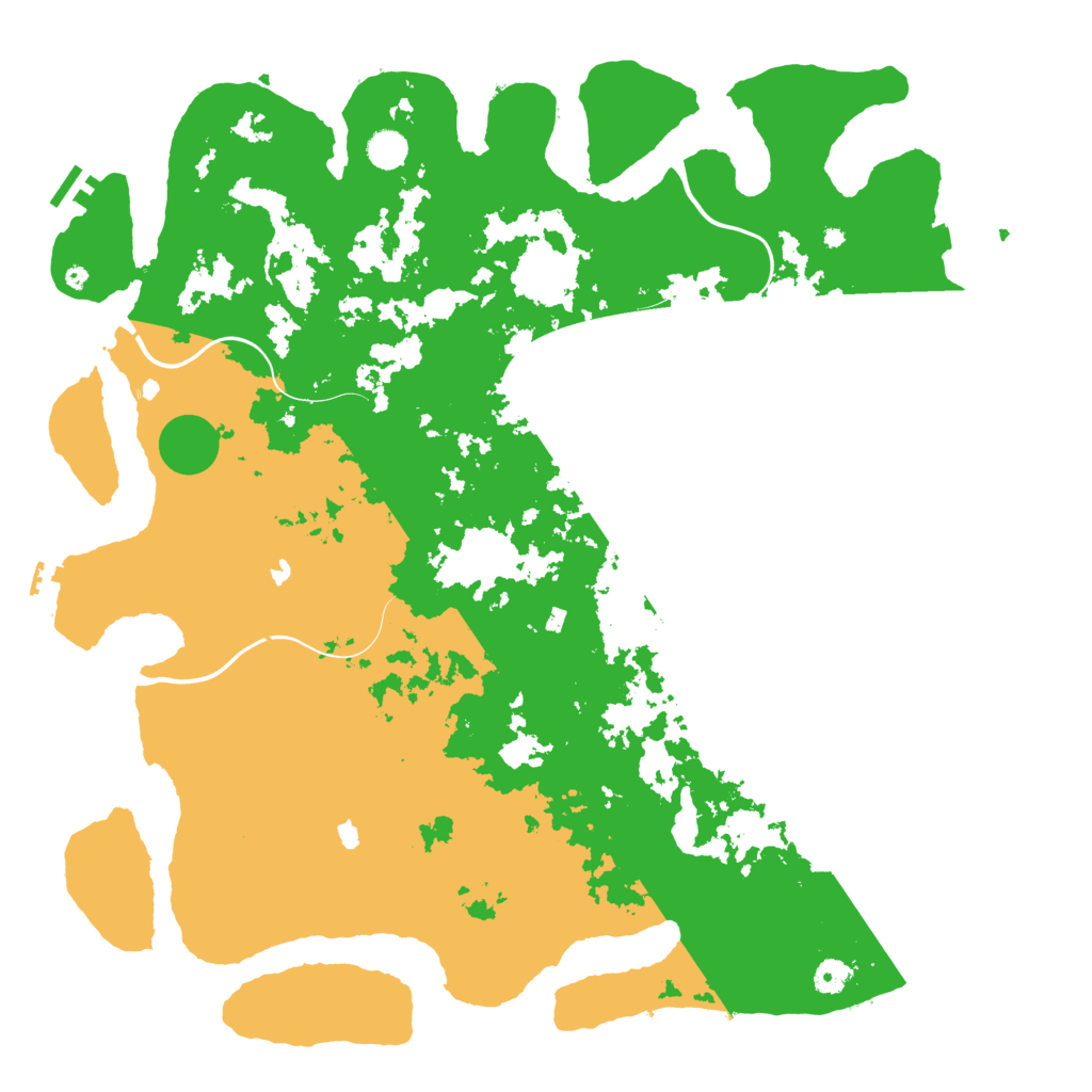Biome Rust Map: Procedural Map, Size: 4800, Seed: 2107483127
