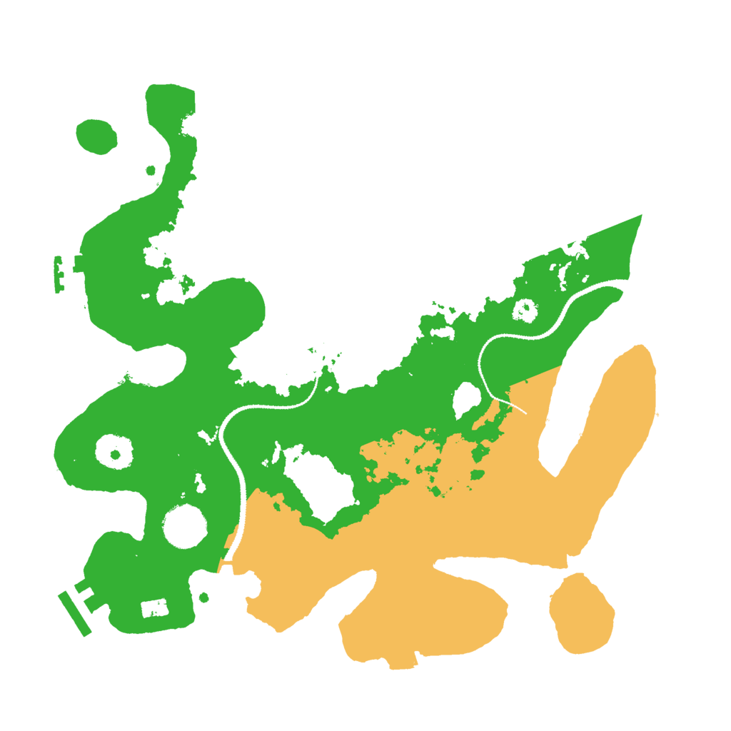 Biome Rust Map: Procedural Map, Size: 3000, Seed: 1120724035