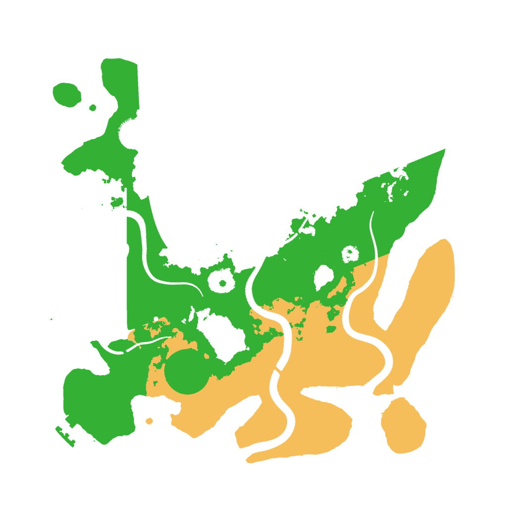 Biome Rust Map: Procedural Map, Size: 3000, Seed: 1120724035