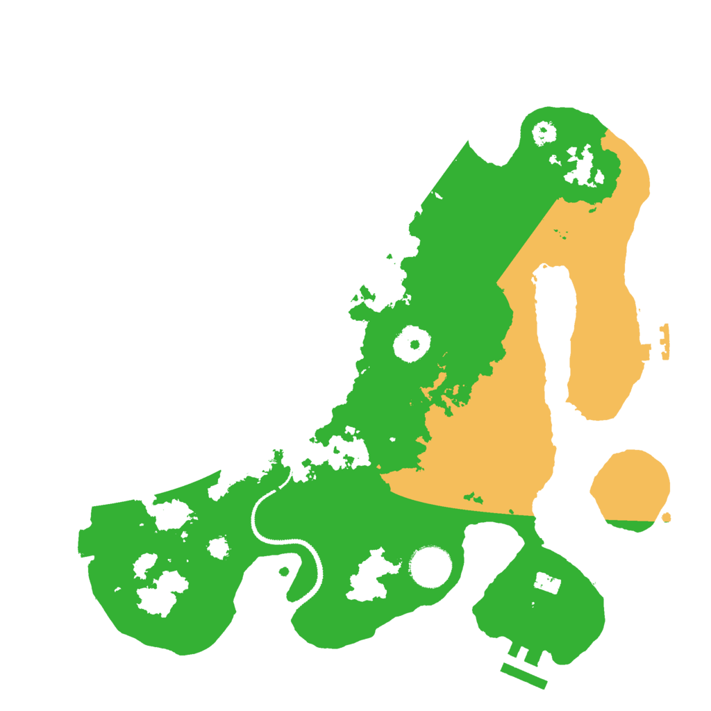 Biome Rust Map: Procedural Map, Size: 3000, Seed: 568854254