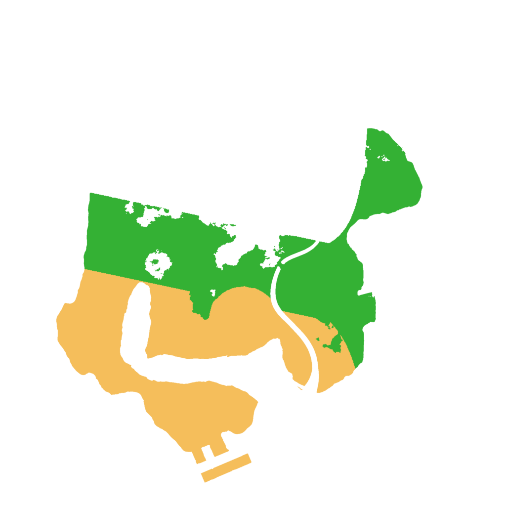 Biome Rust Map: Procedural Map, Size: 2000, Seed: 1404575002