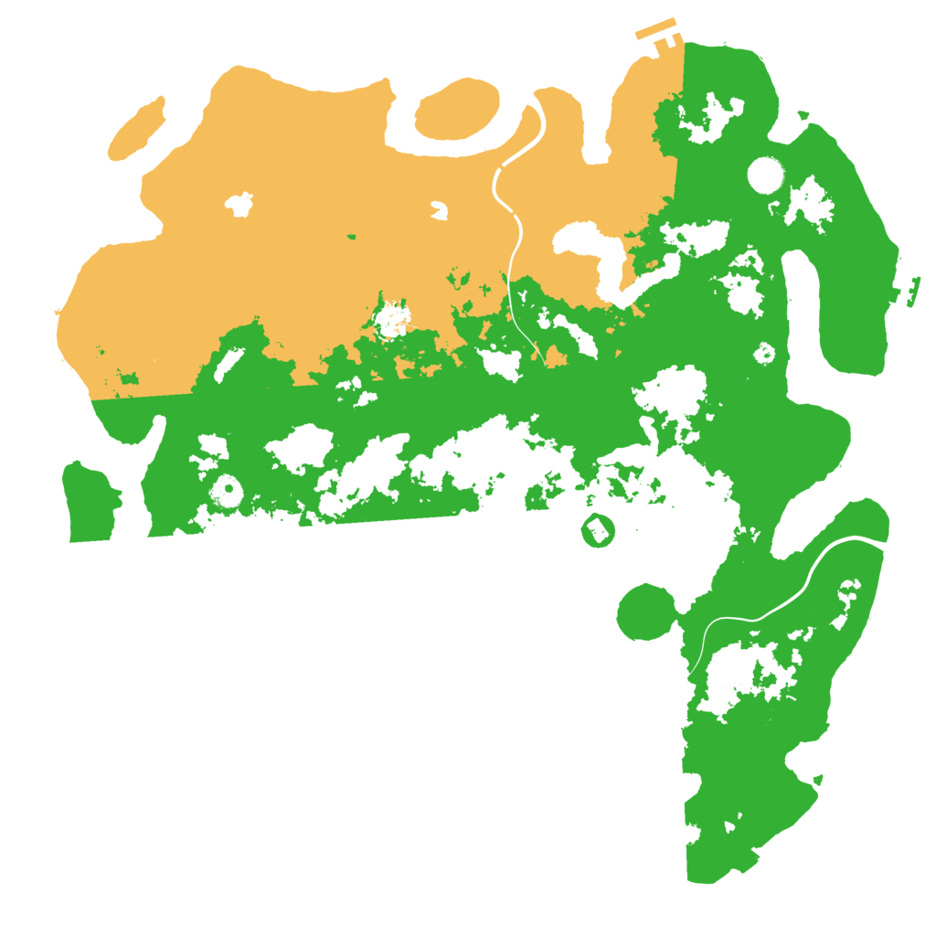 Biome Rust Map: Procedural Map, Size: 4500, Seed: 1102206244