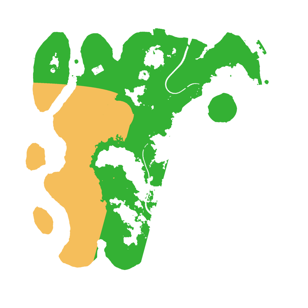 Biome Rust Map: Procedural Map, Size: 3000, Seed: 13233017