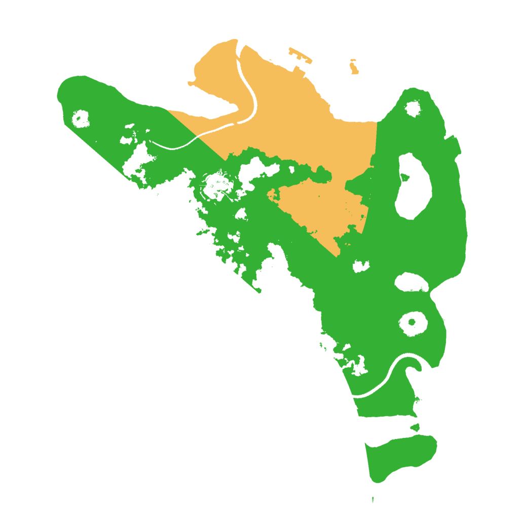 Biome Rust Map: Procedural Map, Size: 3000, Seed: 1219330915