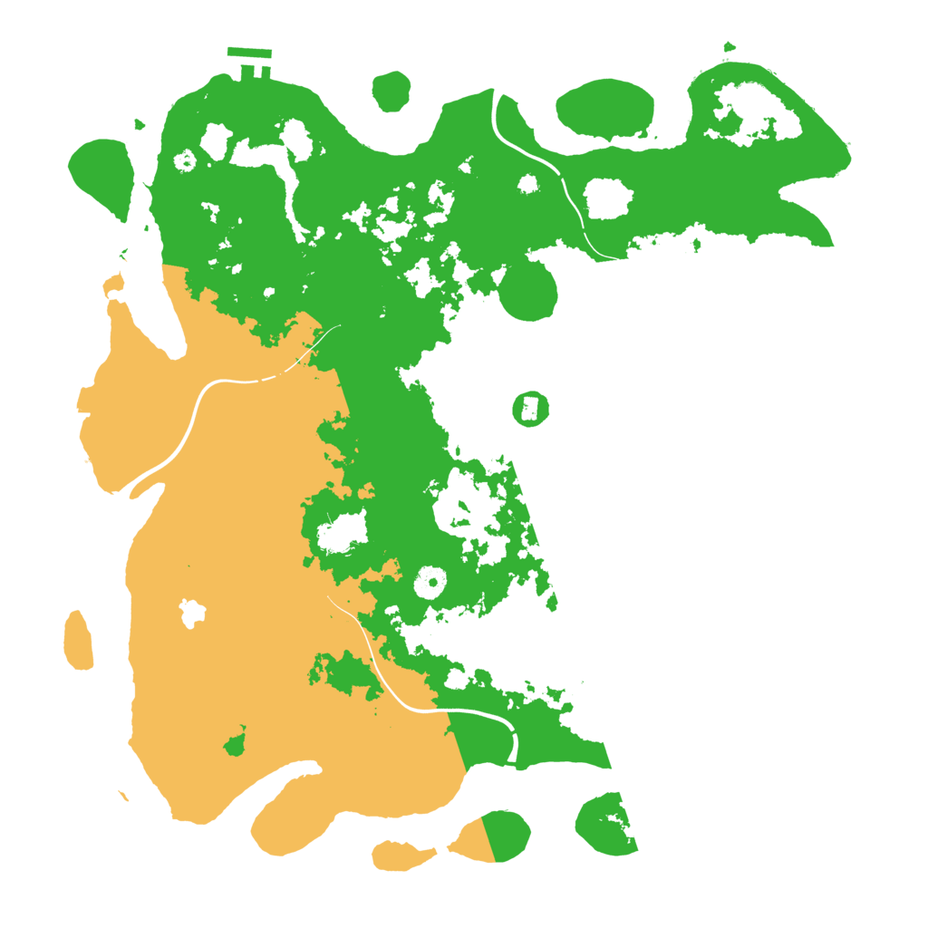 Biome Rust Map: Procedural Map, Size: 4250, Seed: 1001660381