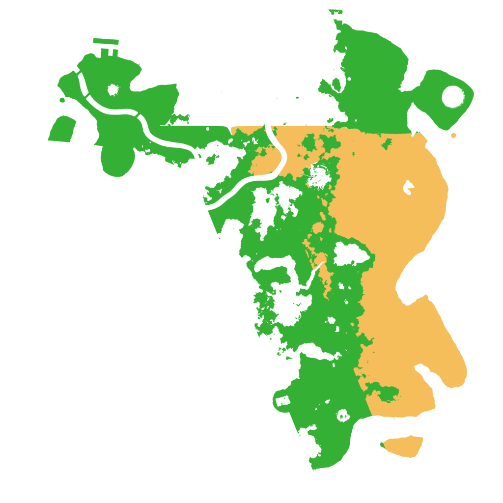 Biome Rust Map: Procedural Map, Size: 4000, Seed: 550802803