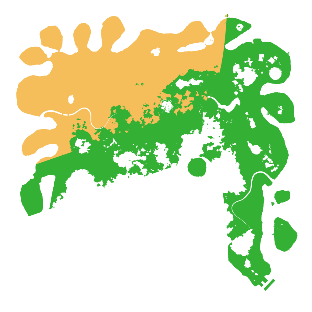 Biome Rust Map: Procedural Map, Size: 4500, Seed: 1092156359
