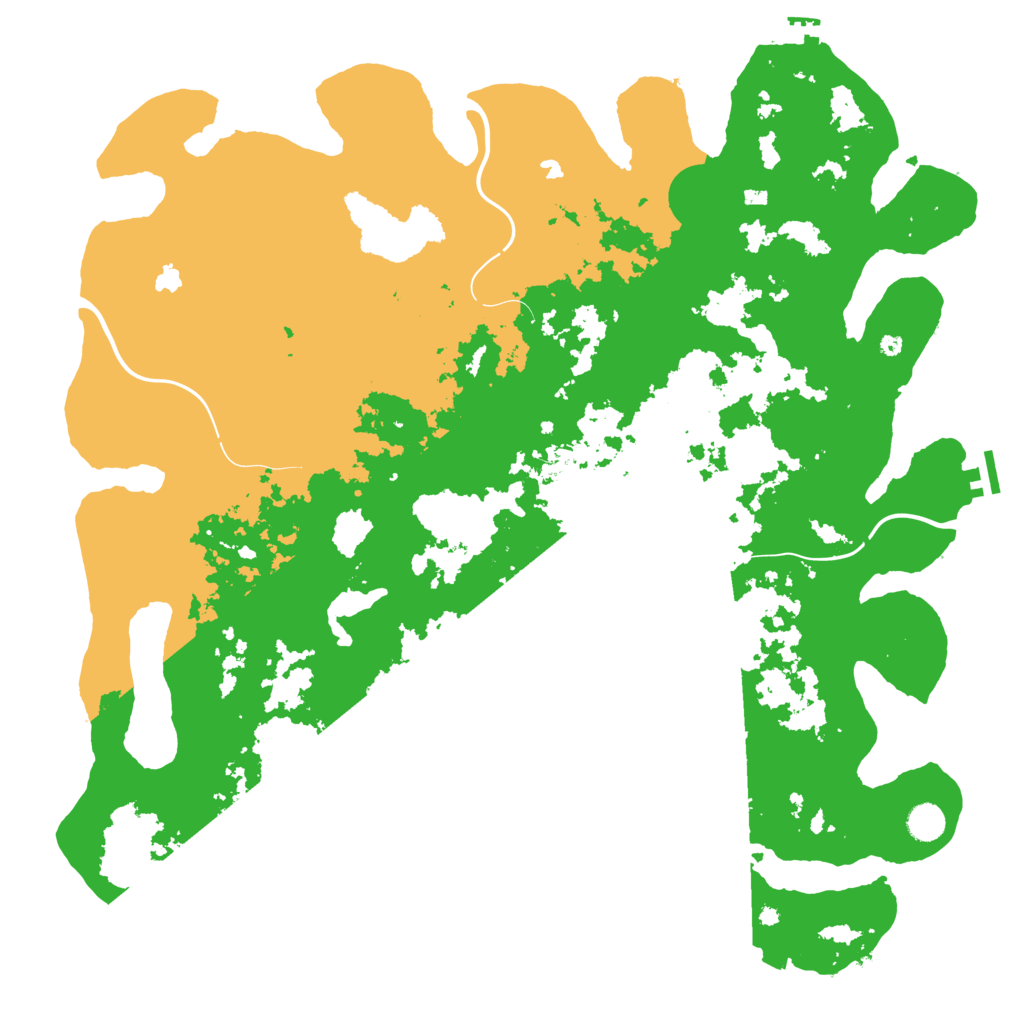 Biome Rust Map: Procedural Map, Size: 4750, Seed: 1394955484