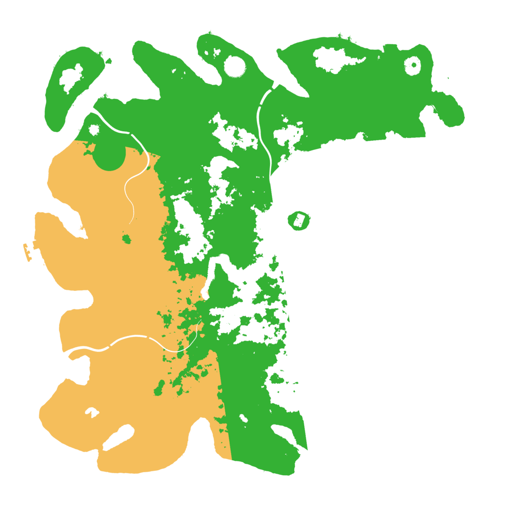Biome Rust Map: Procedural Map, Size: 4250, Seed: 434385501