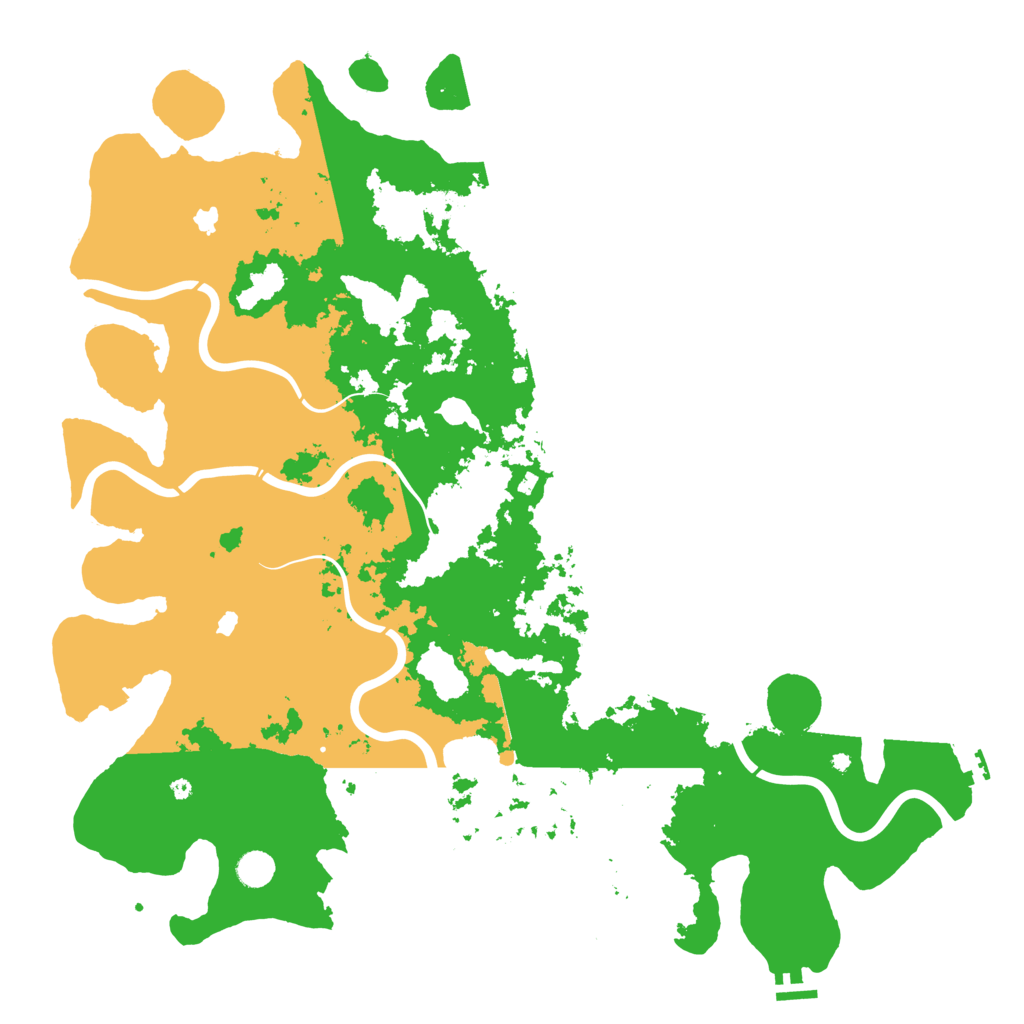 Biome Rust Map: Procedural Map, Size: 5000, Seed: 44226972