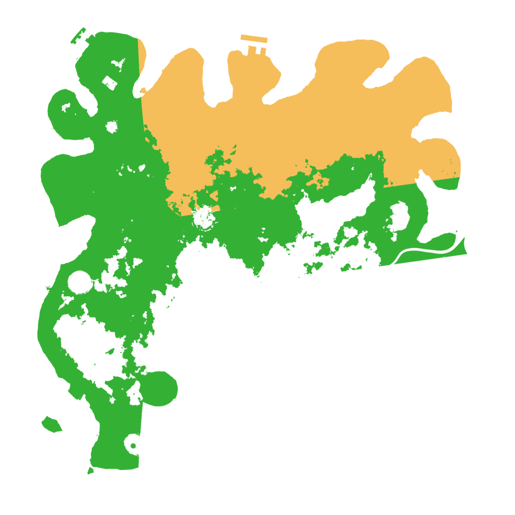 Biome Rust Map: Procedural Map, Size: 3895, Seed: 50000