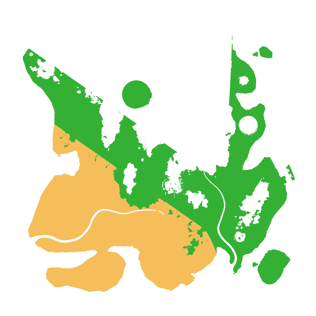 Biome Rust Map: Procedural Map, Size: 3000, Seed: 1859668818
