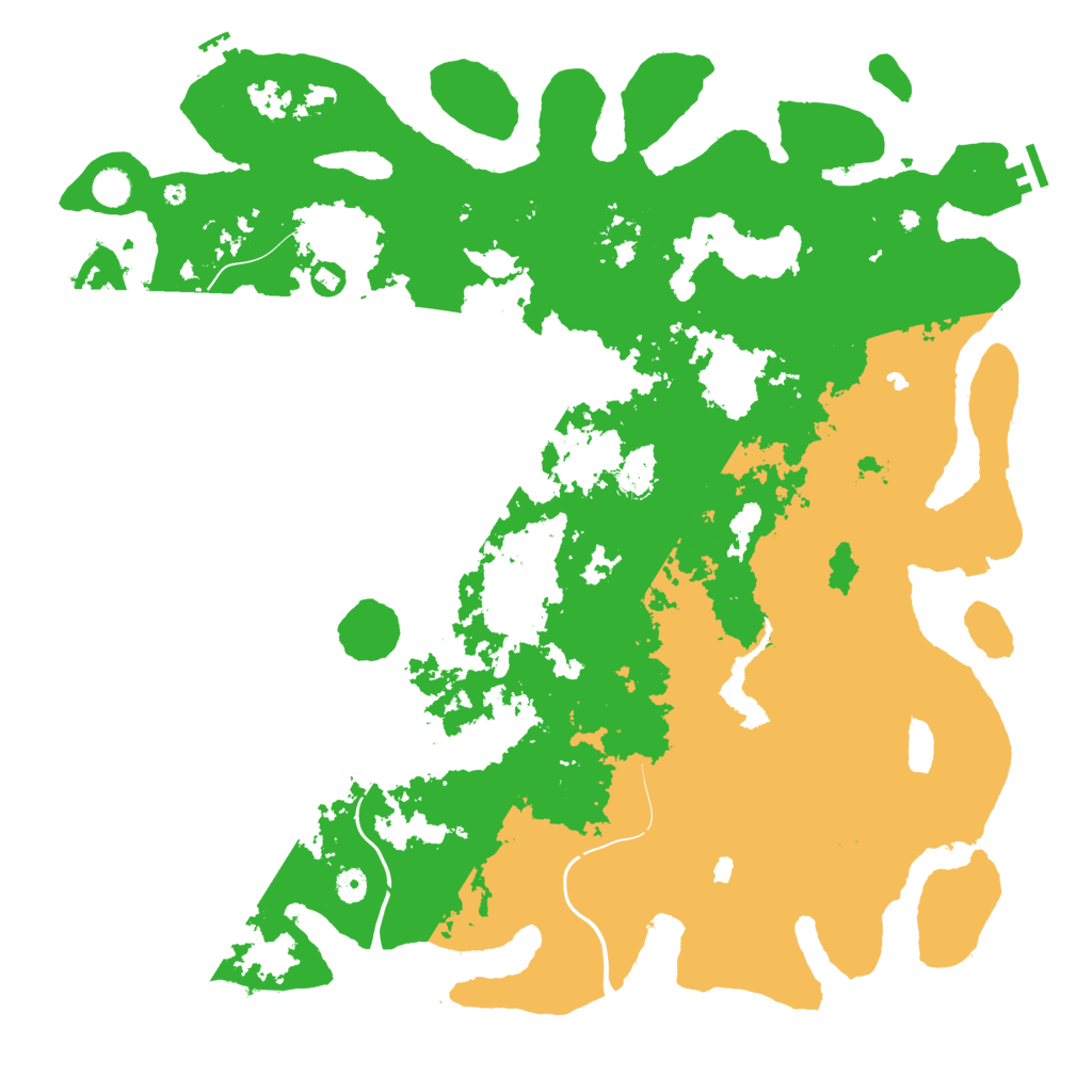 Biome Rust Map: Procedural Map, Size: 5000, Seed: 6500