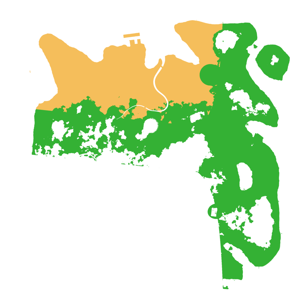 Biome Rust Map: Procedural Map, Size: 3750, Seed: 699103677
