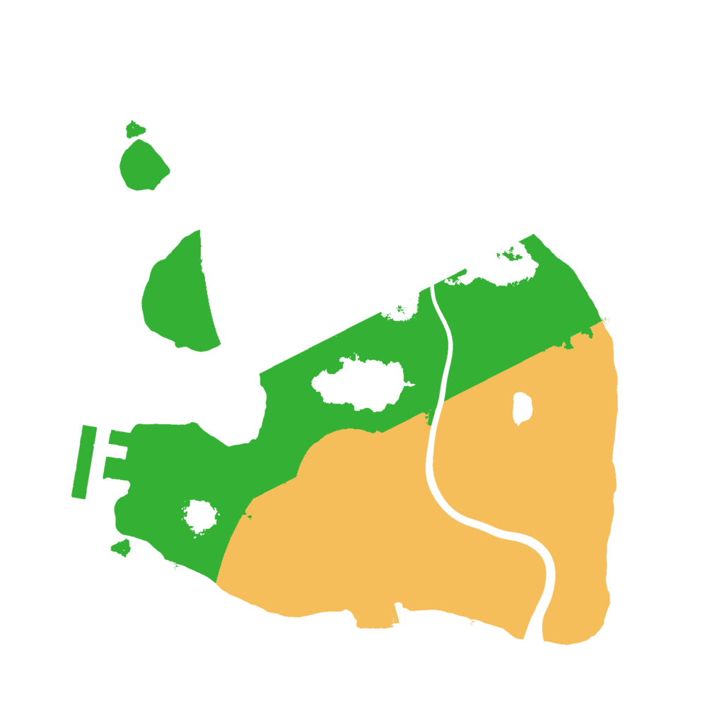 Biome Rust Map: Procedural Map, Size: 2000, Seed: 1586544950