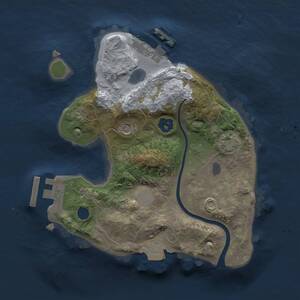 Thumbnail Rust Map: Procedural Map, Size: 2000, Seed: 1586544950, 5 Monuments