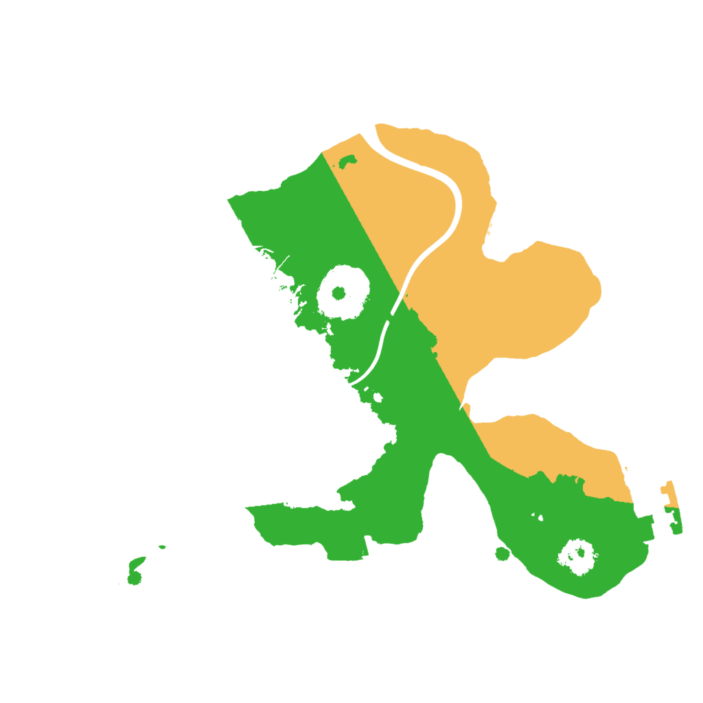 Biome Rust Map: Procedural Map, Size: 2000, Seed: 719309417