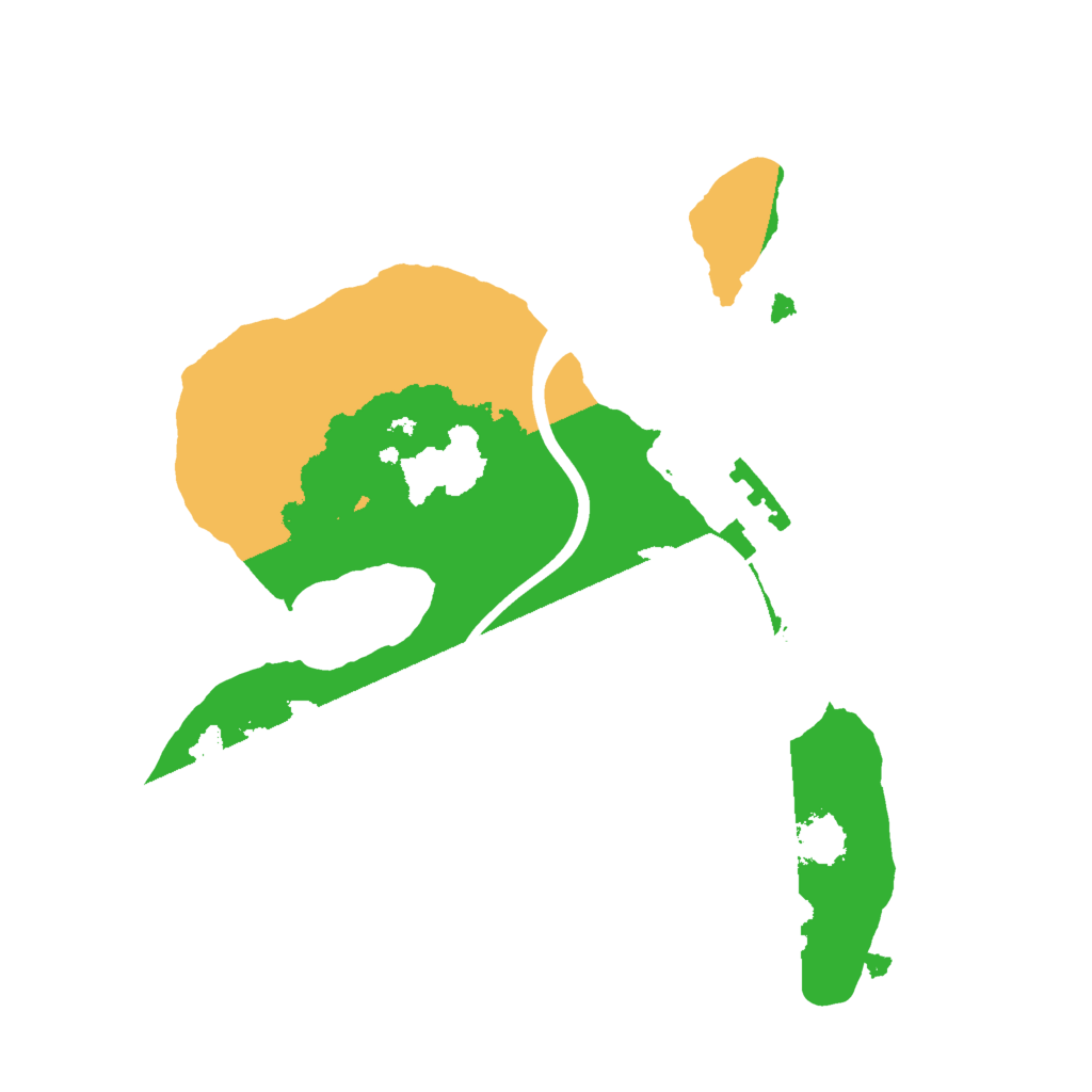 Biome Rust Map: Procedural Map, Size: 2000, Seed: 1840472864