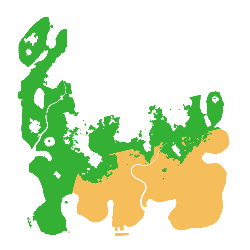 Biome Rust Map: Procedural Map, Size: 3750, Seed: 1639148407