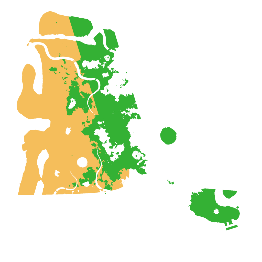 Biome Rust Map: Procedural Map, Size: 4500, Seed: 75891053
