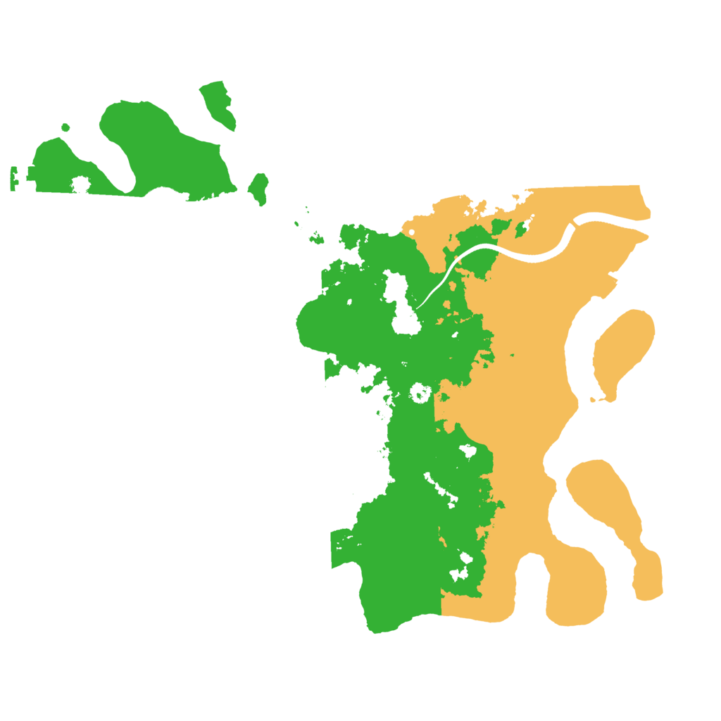 Biome Rust Map: Procedural Map, Size: 3500, Seed: 1506692794