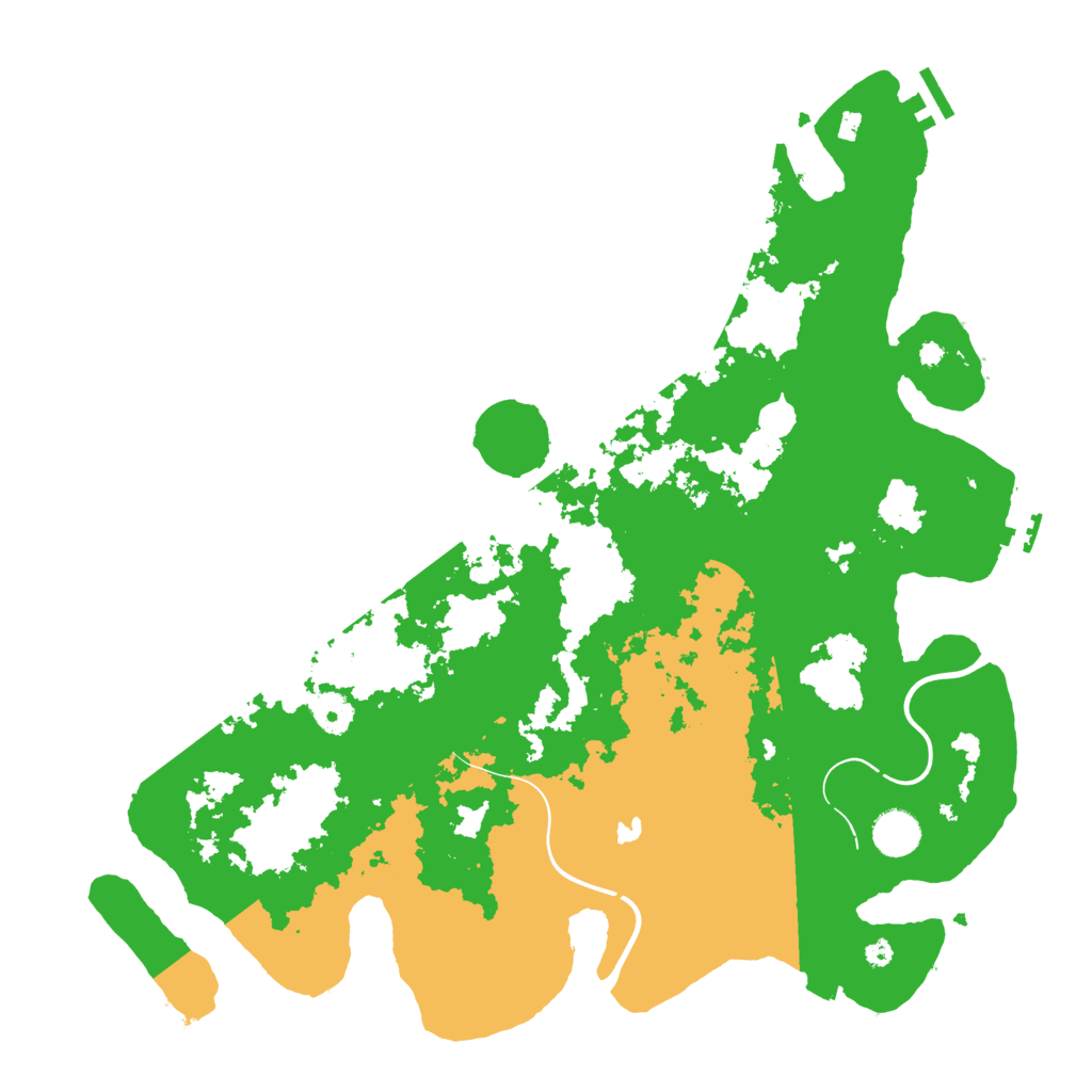 Biome Rust Map: Procedural Map, Size: 4050, Seed: 667121141