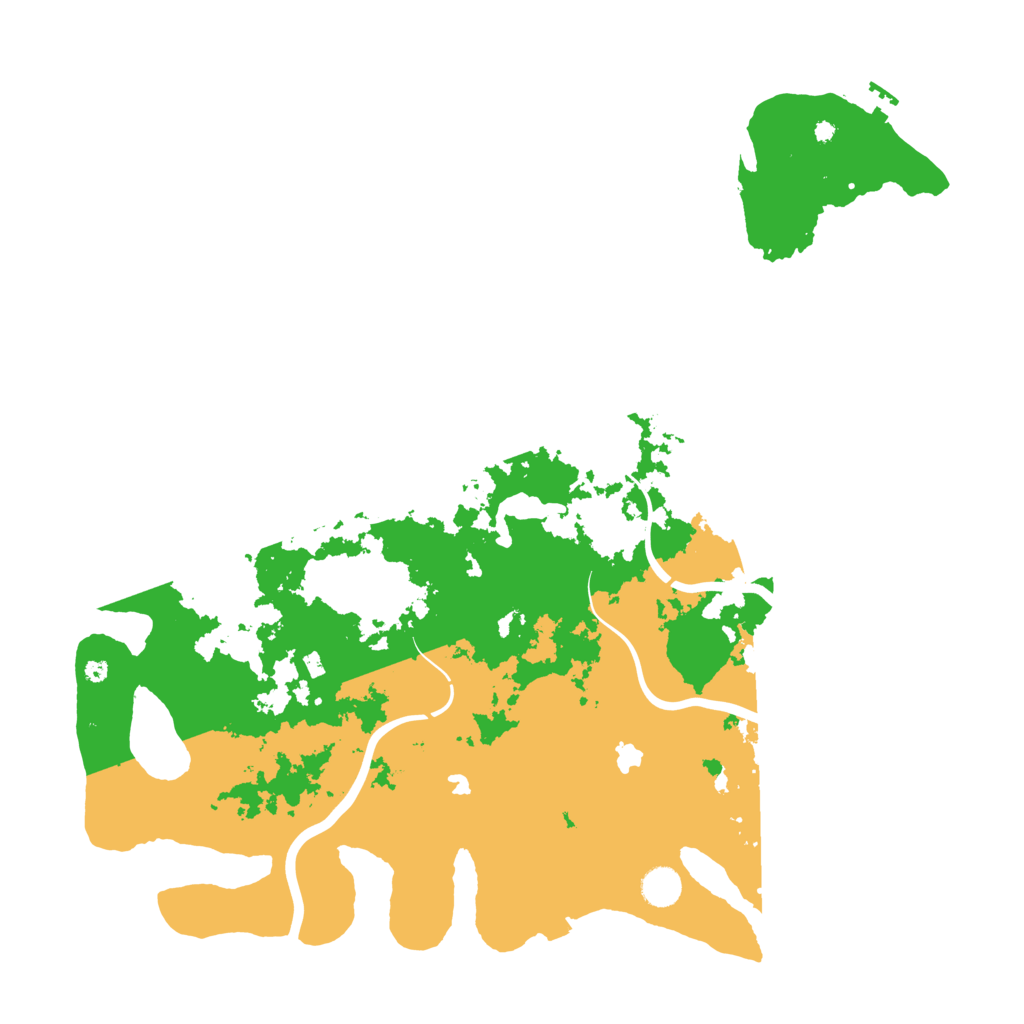 Biome Rust Map: Procedural Map, Size: 4500, Seed: 670221070