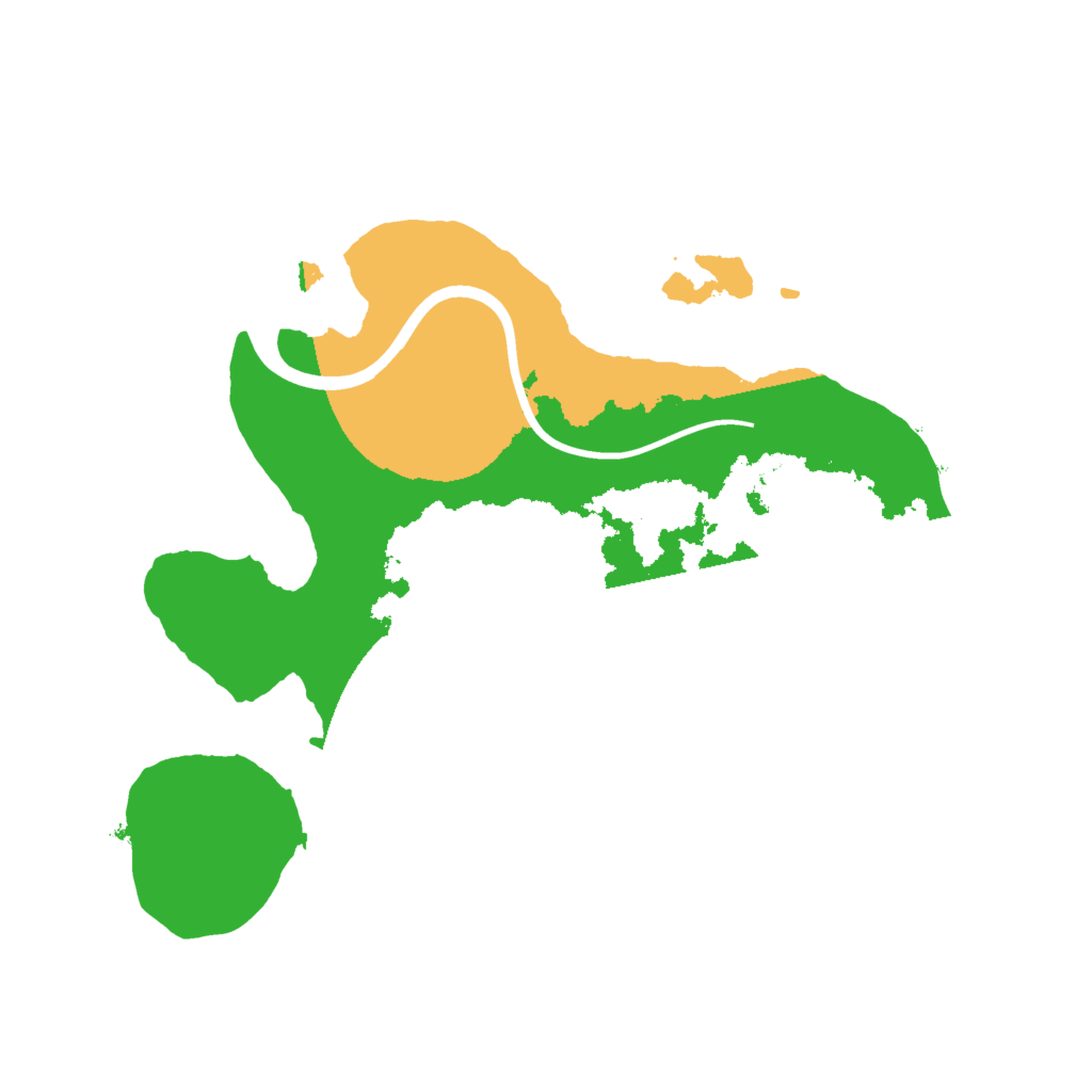 Biome Rust Map: Procedural Map, Size: 2000, Seed: 1210346390