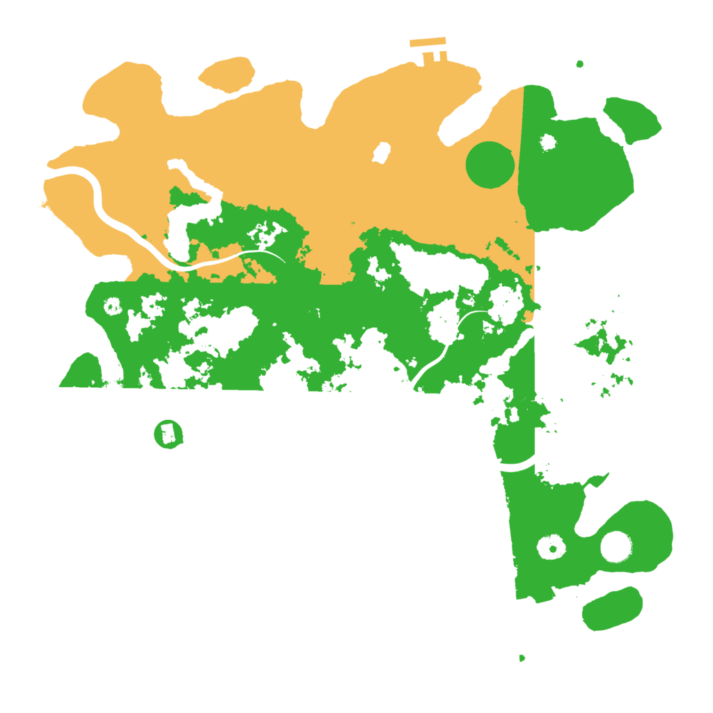 Biome Rust Map: Procedural Map, Size: 4000, Seed: 299290739