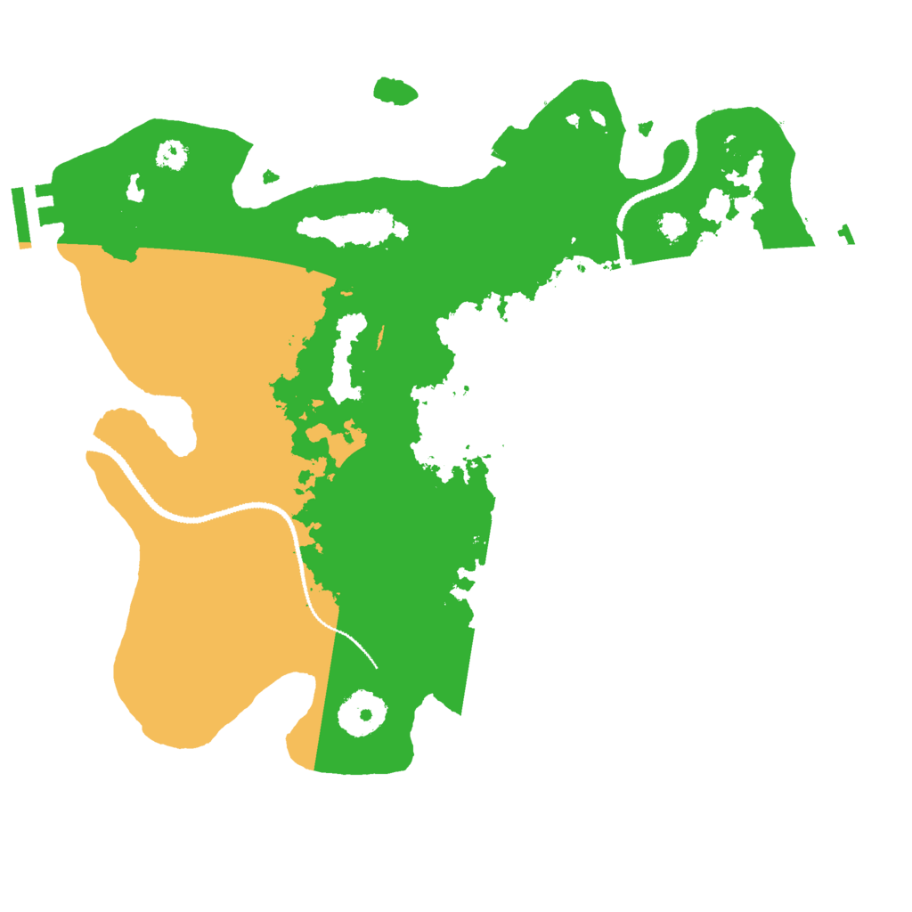 Biome Rust Map: Procedural Map, Size: 3000, Seed: 1841714622