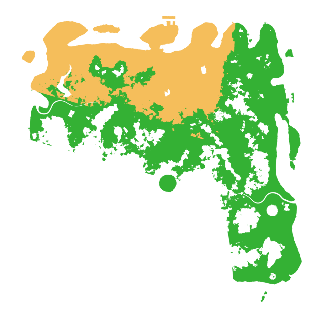 Biome Rust Map: Procedural Map, Size: 5005, Seed: 2147483647