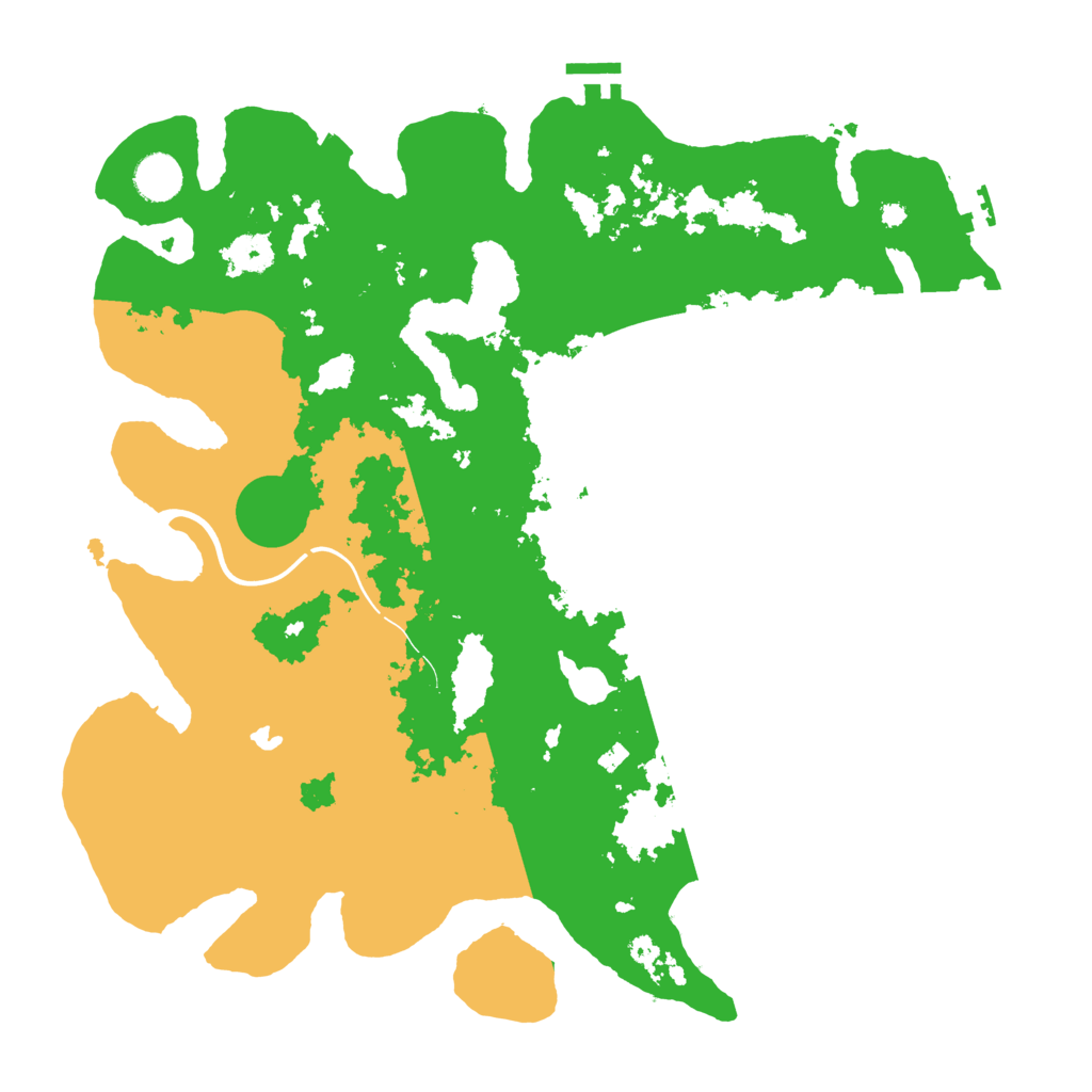 Biome Rust Map: Procedural Map, Size: 4000, Seed: 1325315100