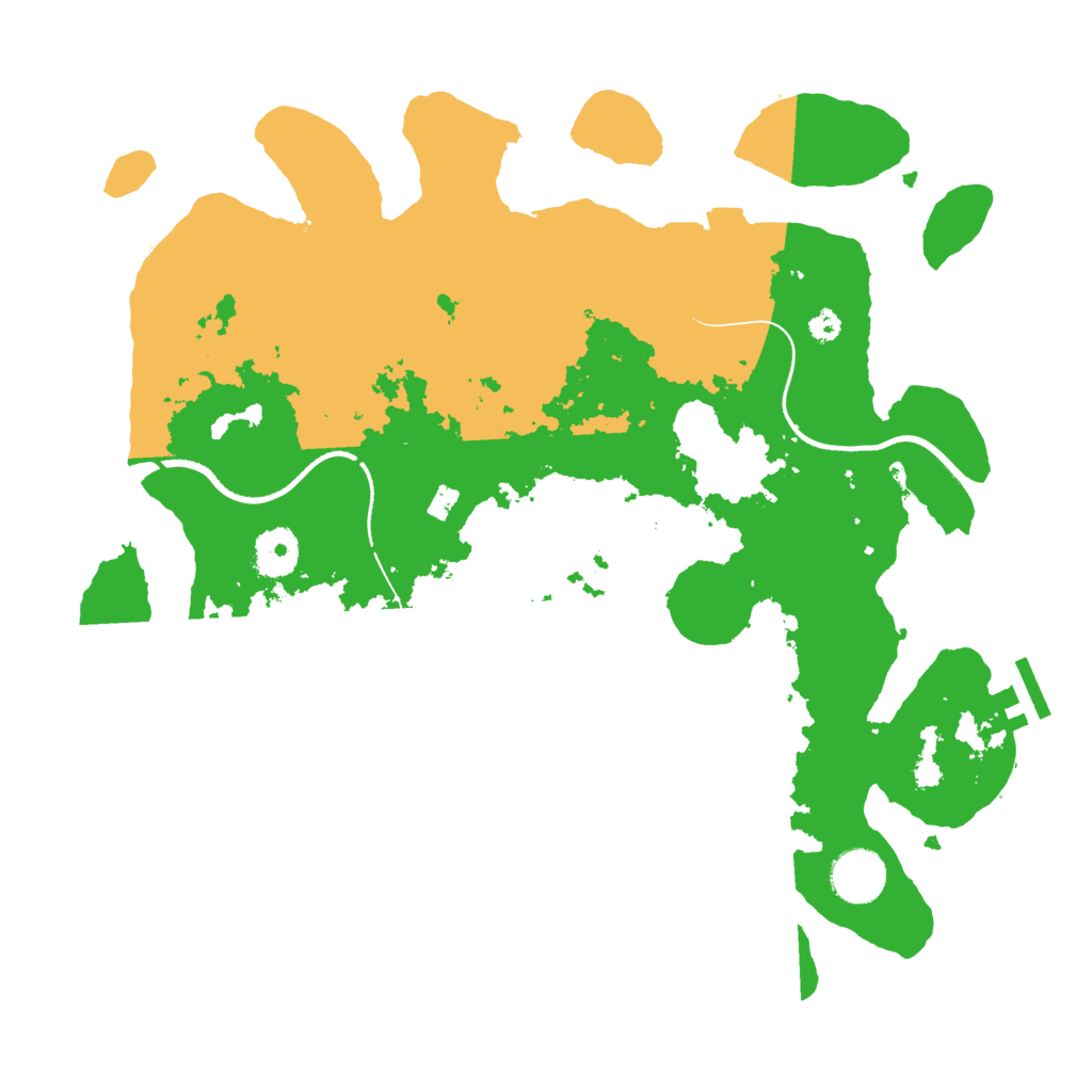 Biome Rust Map: Procedural Map, Size: 3500, Seed: 648702598