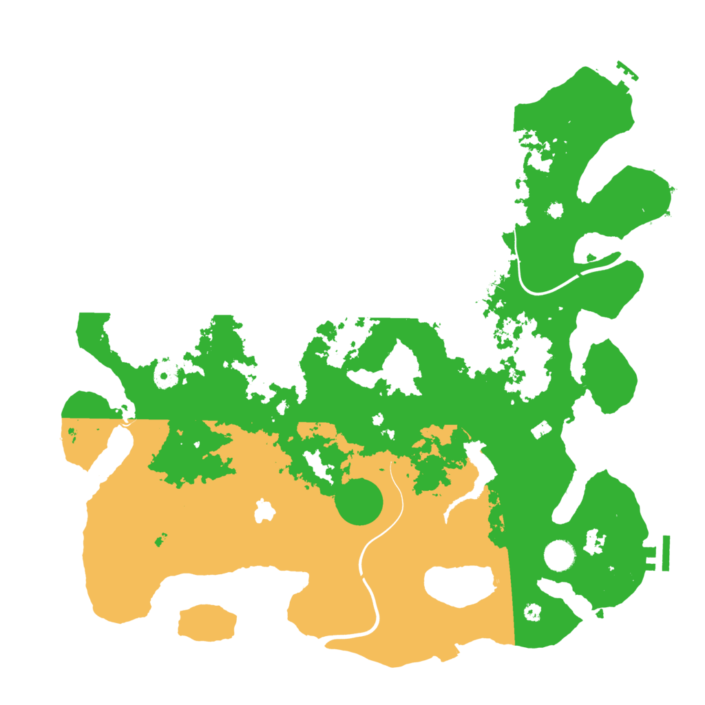 Biome Rust Map: Procedural Map, Size: 4000, Seed: 1976361308
