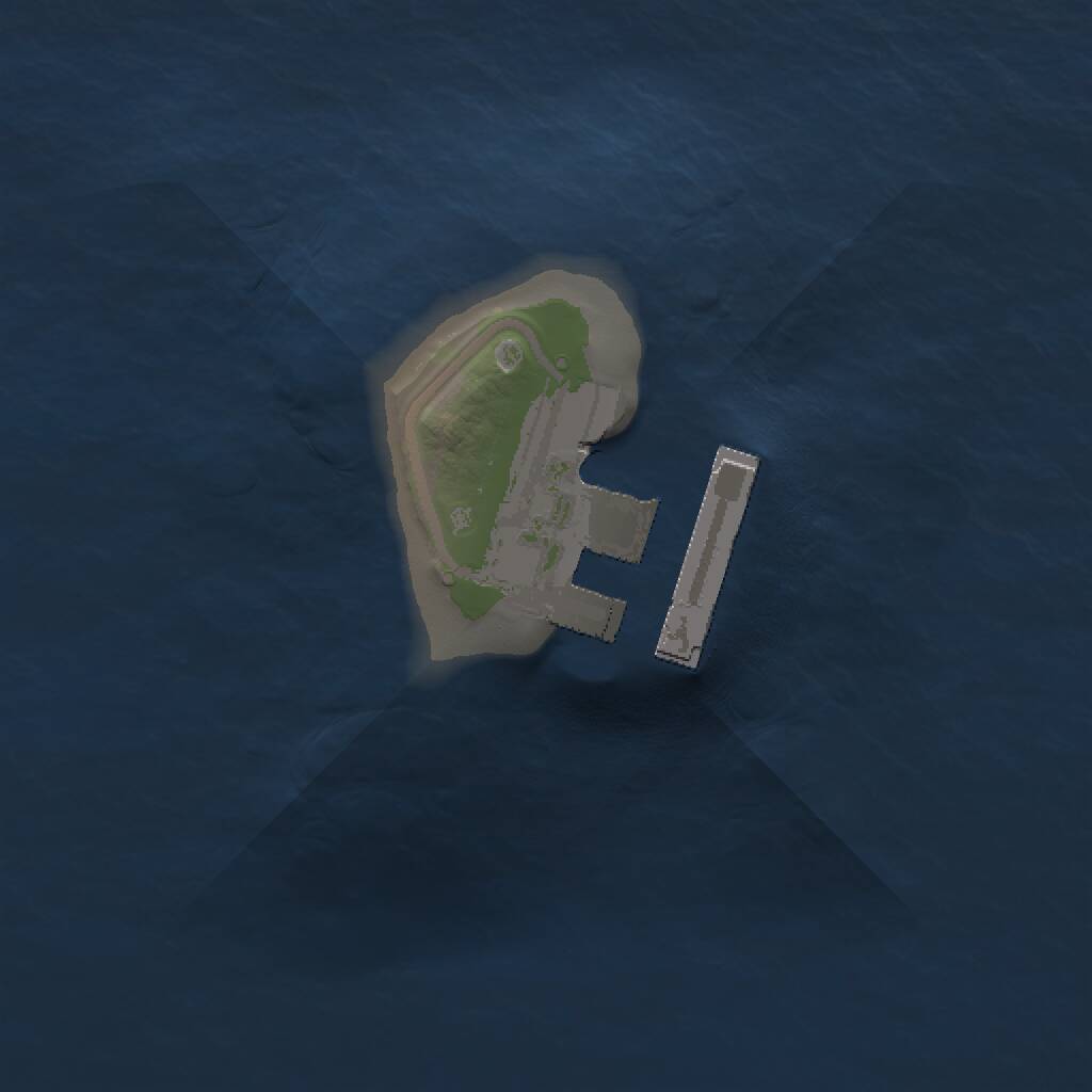 Rust Map: Procedural Map, Size: 1000, Seed: 23607, 2 Monuments