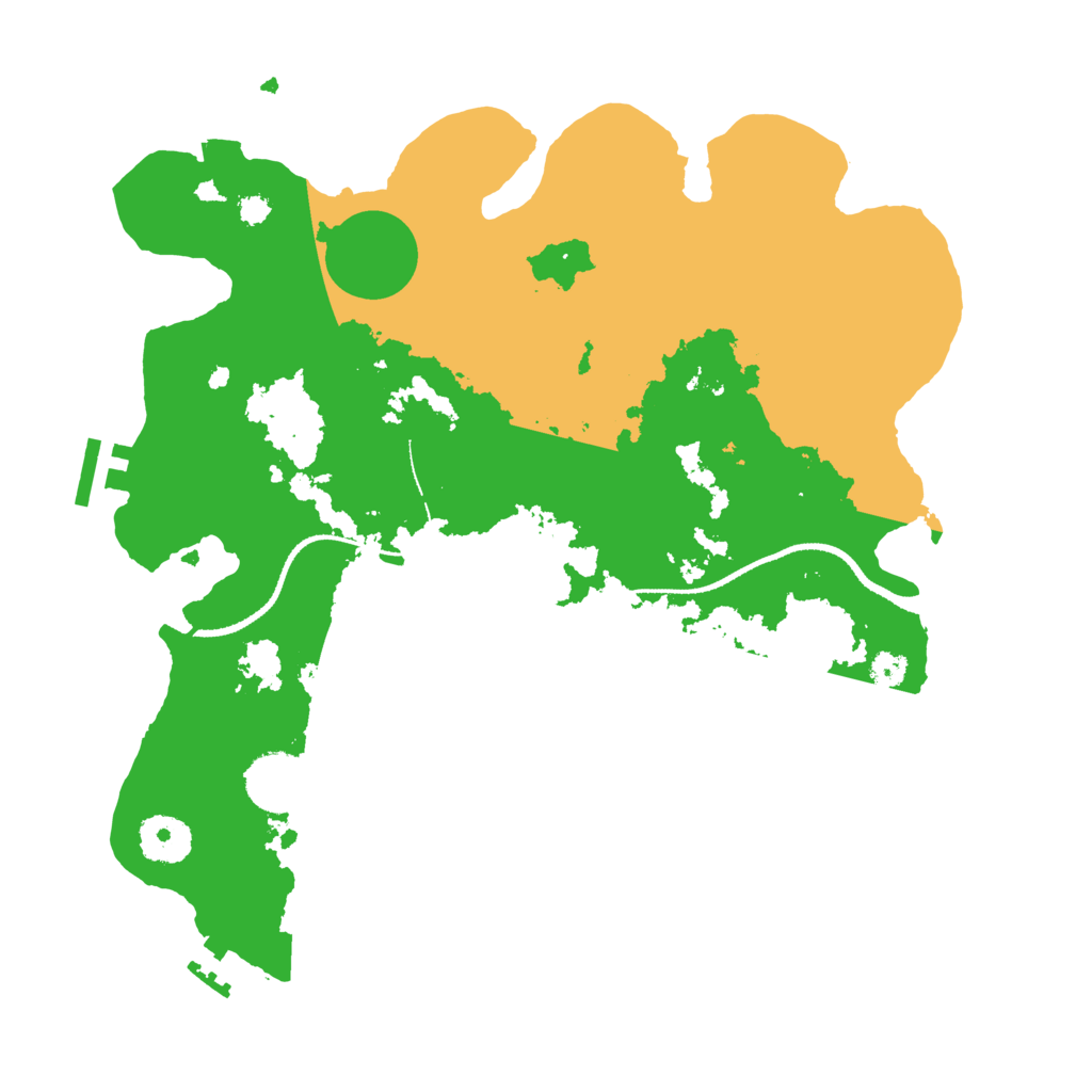 Biome Rust Map: Procedural Map, Size: 3250, Seed: 1465078873